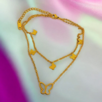 Anklet Butterfly Gold