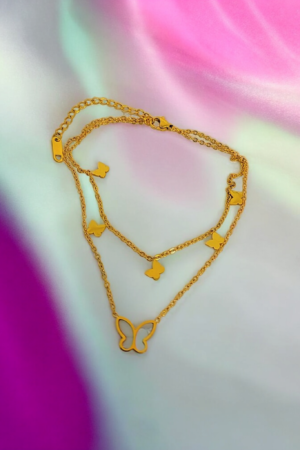 Anklet Butterfly Gold