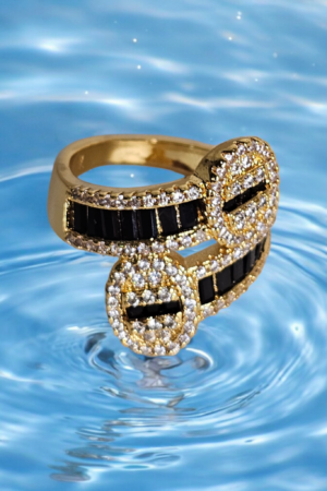 Black Zircon Ring