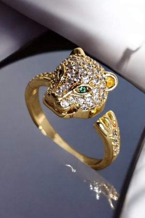 Diamond Tiger Ring