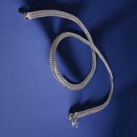 Chain Necklace Crude Silver