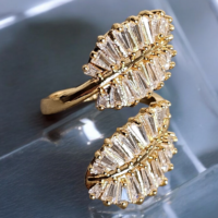 White Zircon Ring Stainless steel