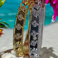 Four Leaf Clover Gold / Silver