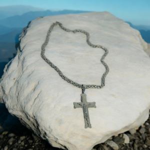 Chain Silver with Cross