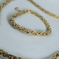 Gold set Chain & Bracelet