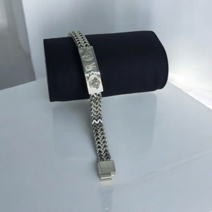 Medusa Chain Bracelet Silver