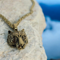 Hip Hop Tiger Head Chain